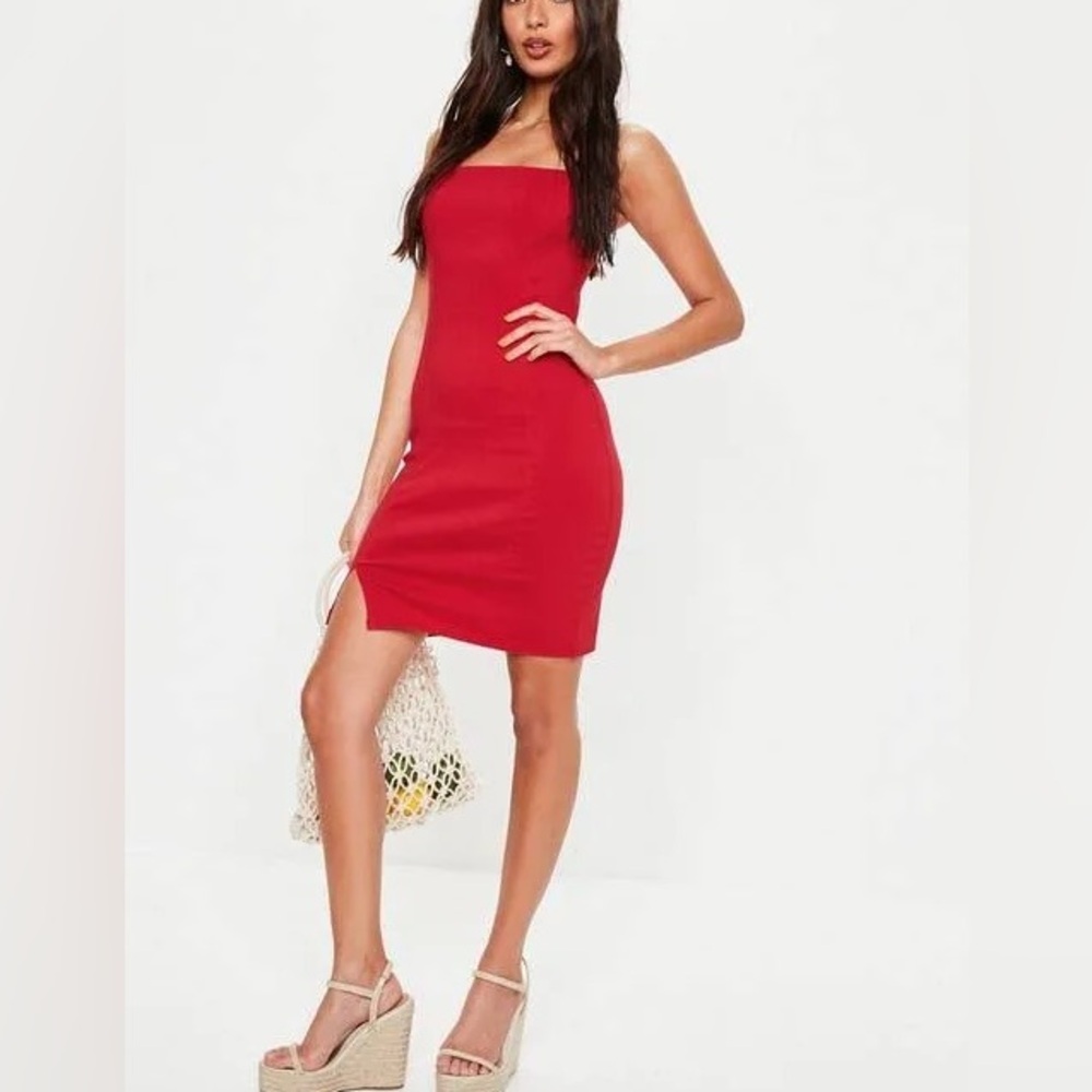 Missguided Red Mini Dress